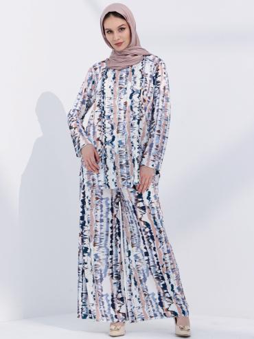 Wholesale Aiza Printed Coord Set