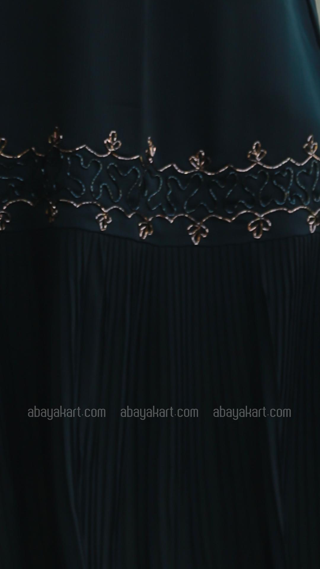Wholesale  Stylish Abaya With Hand Work In Black