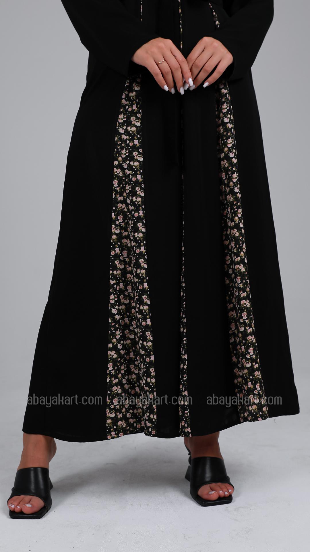 Wholesale Women Modest Dress With Belt In Black