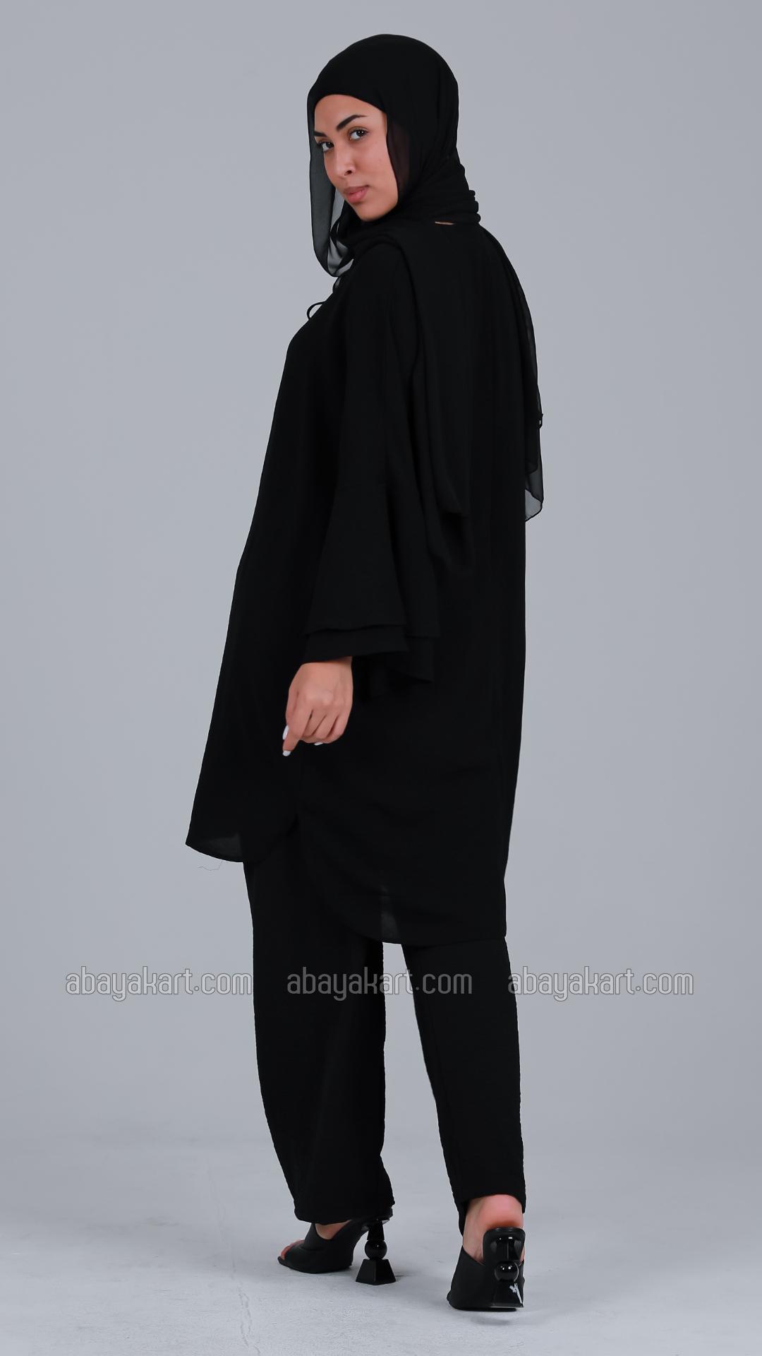 Wholesale Kurti With Palazzos In Black