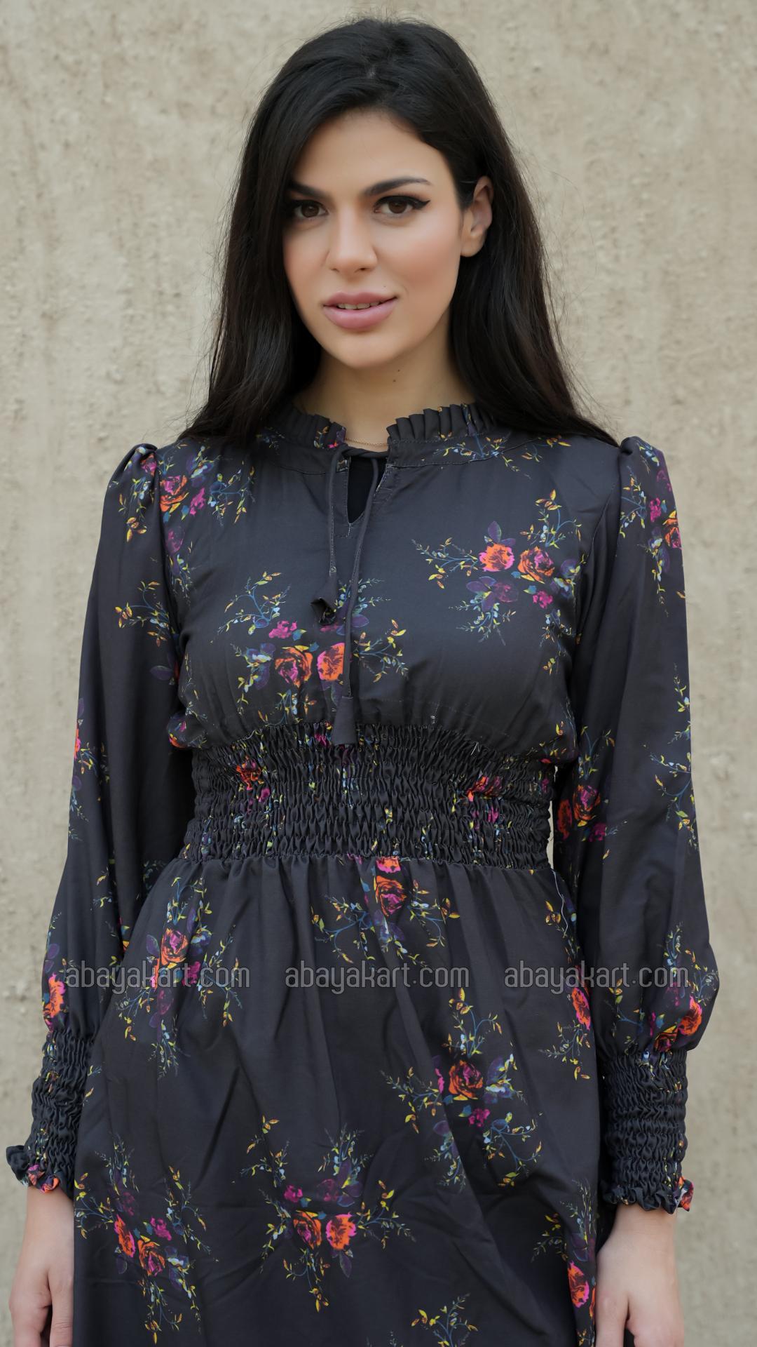 Wholesale Stylish Modest Kurti with Floral Print
