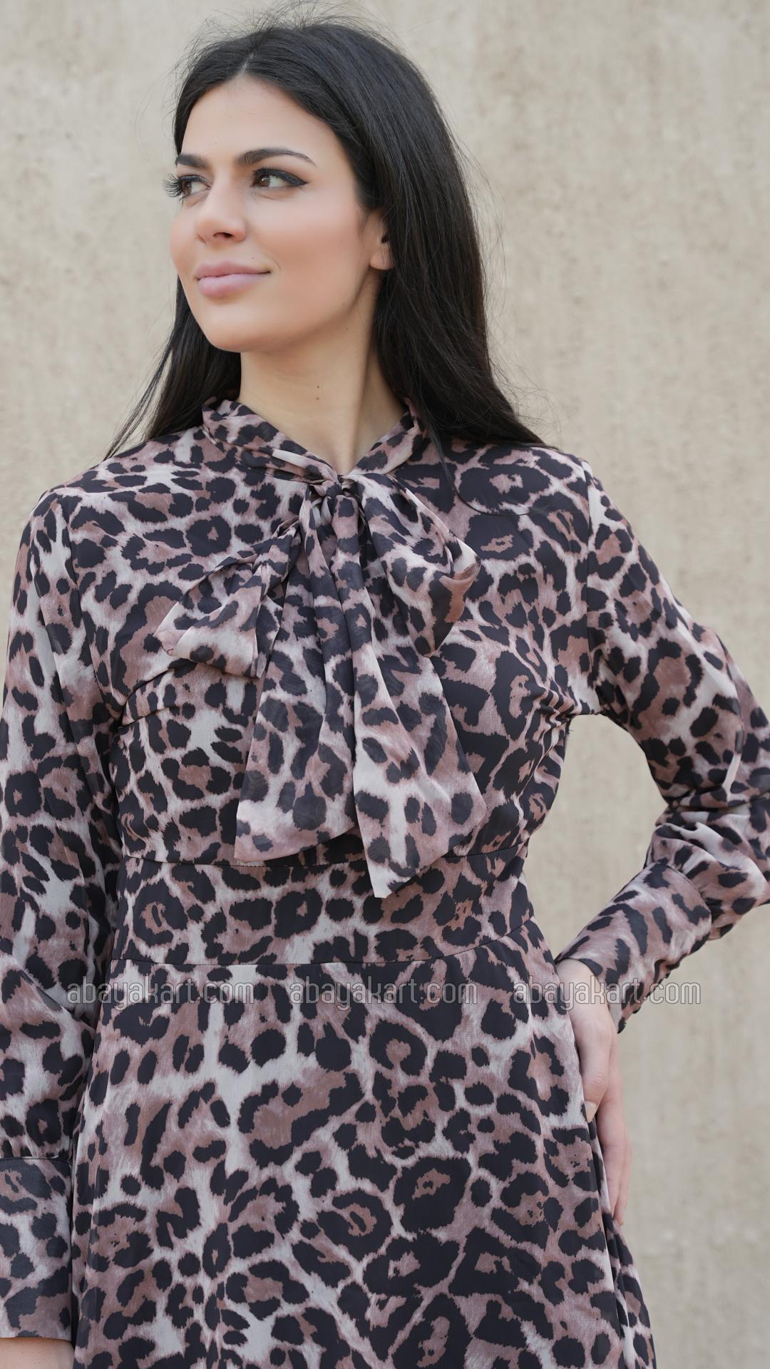 Wholesale Tiger Printed Modest Kurti