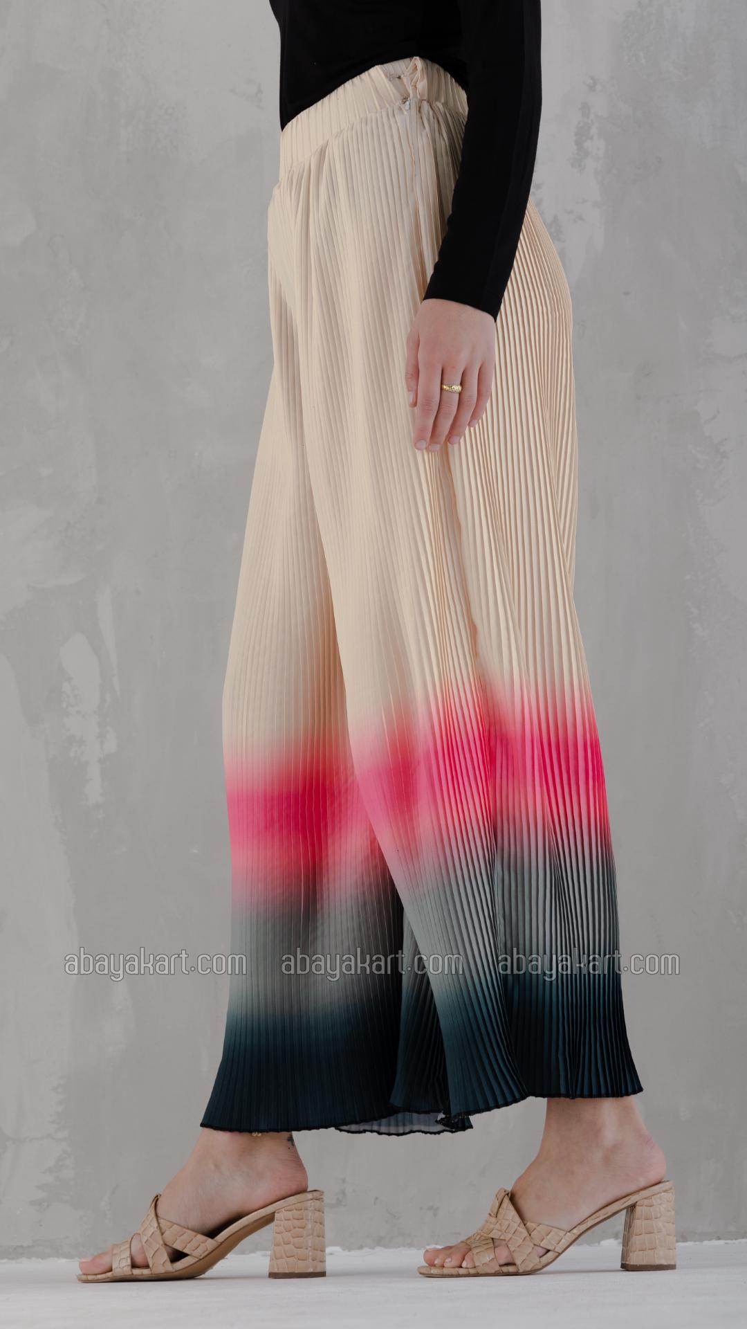 Wholesale Elastic Waist Pleated Palazzos
