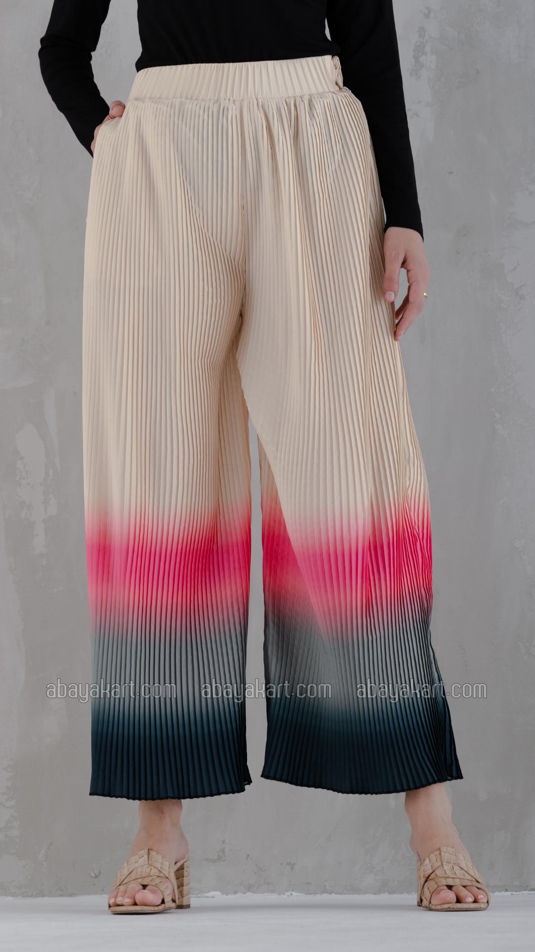 Wholesale Elastic Waist Pleated Palazzos