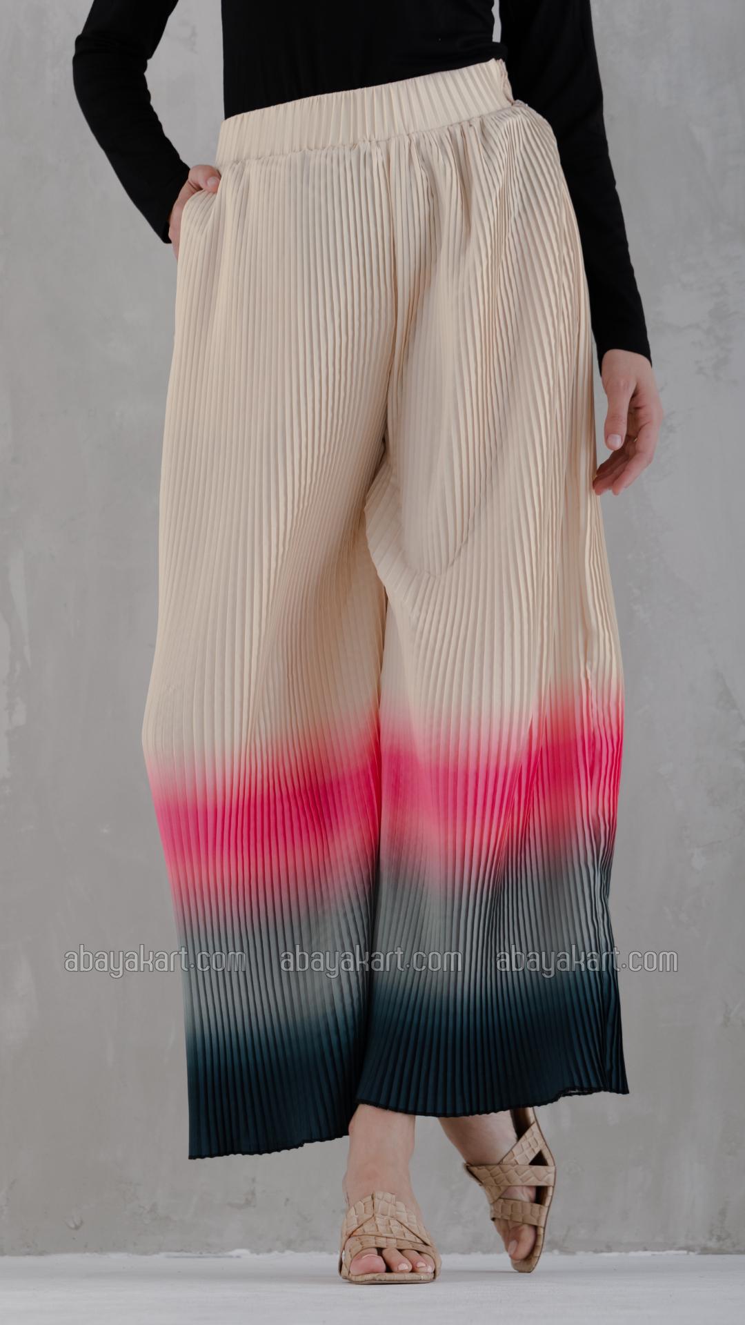 Wholesale Elastic Waist Pleated Palazzos