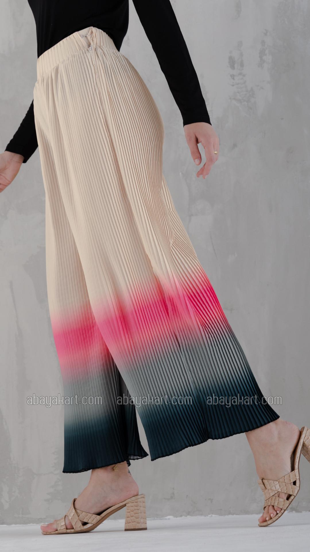 Wholesale Elastic Waist Pleated Palazzos