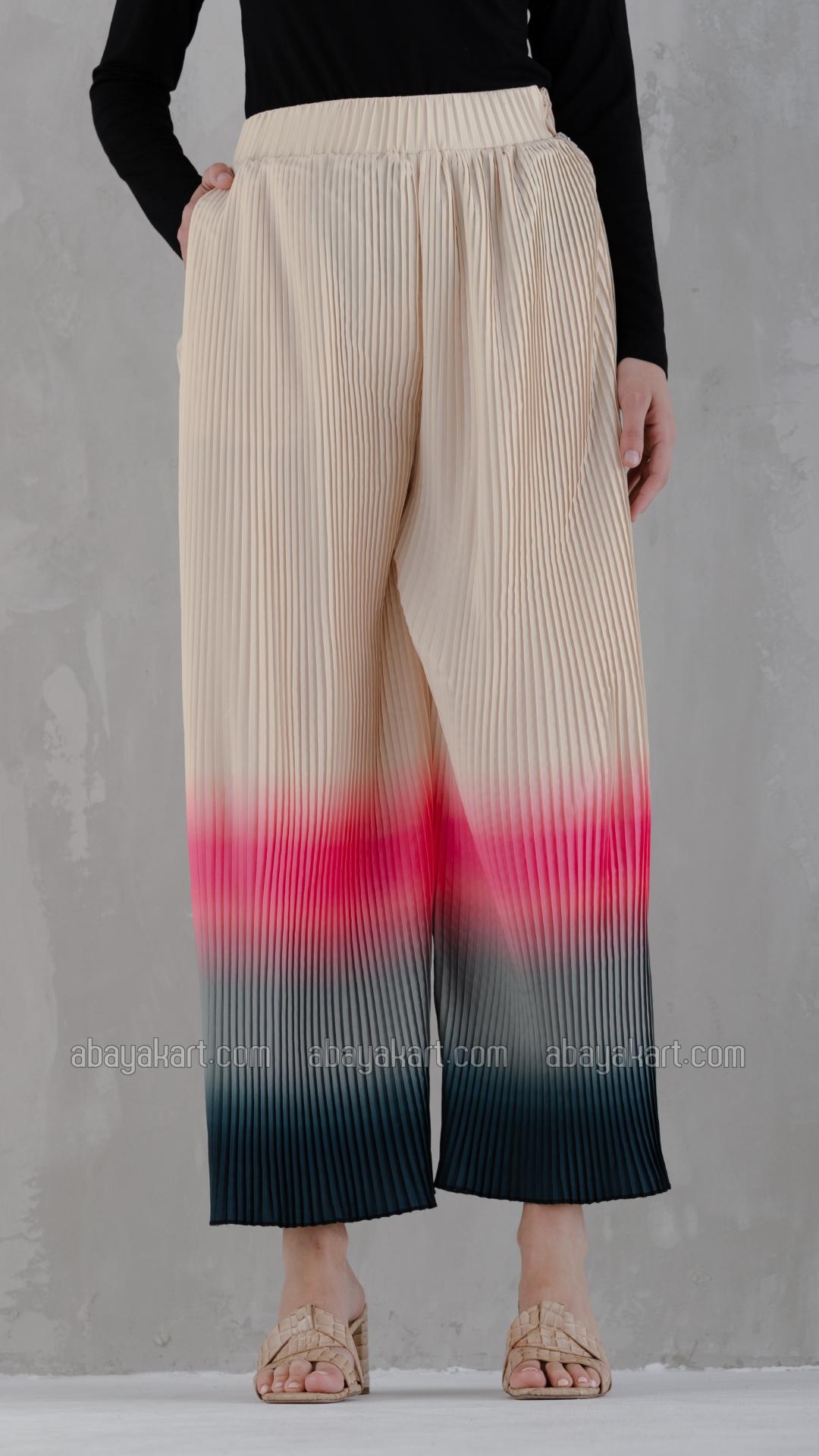 Wholesale Elastic Waist Pleated Palazzos