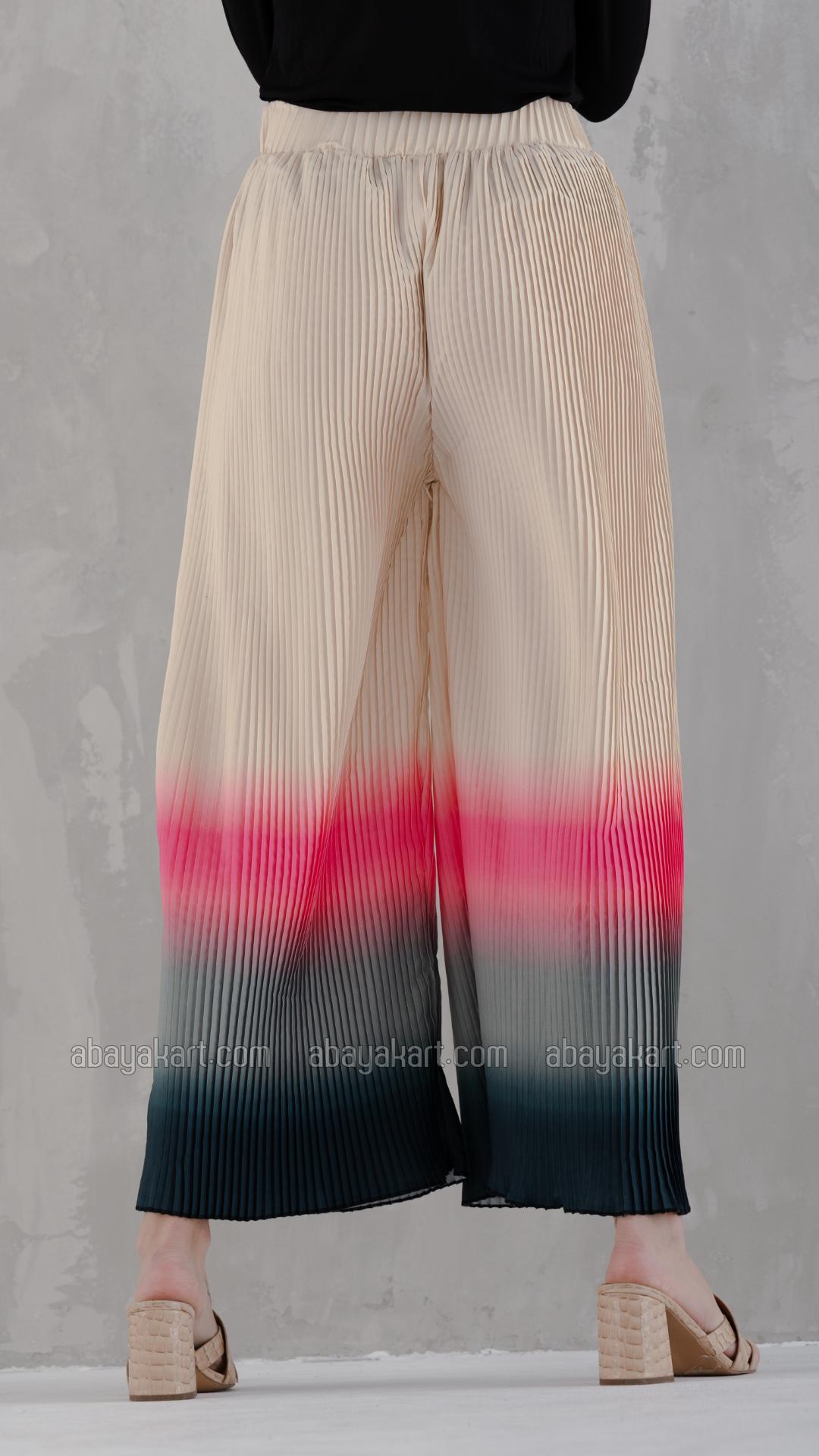 Wholesale Elastic Waist Pleated Palazzos