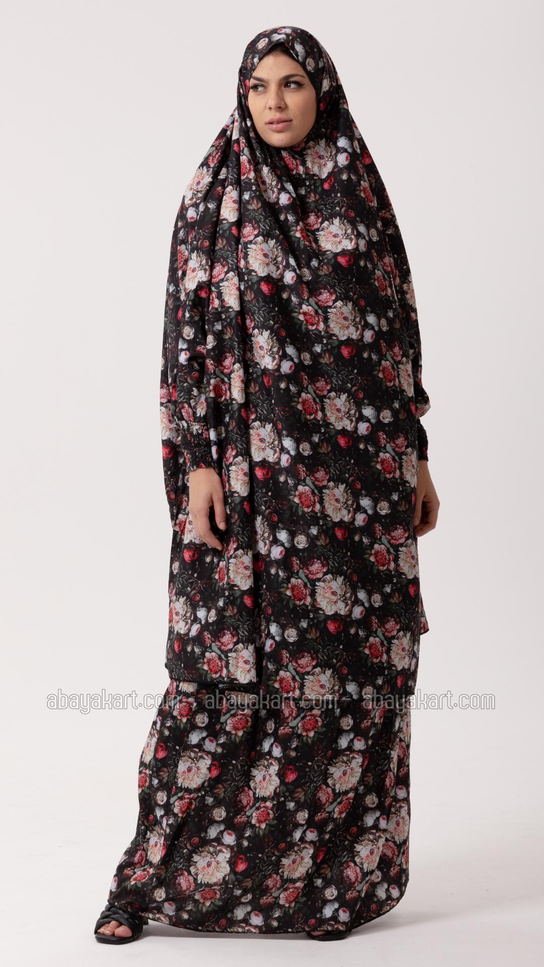 Wholesale Printed Jilbab with a Skirt and Niqab