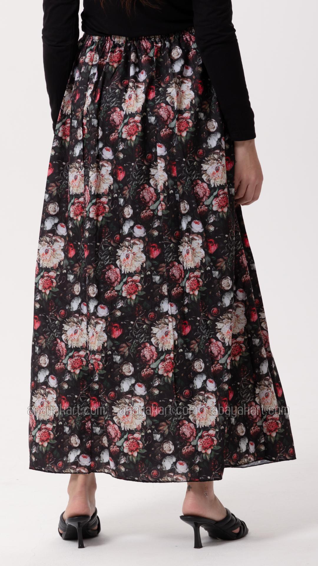 Wholesale Printed Jilbab with a Skirt and Niqab