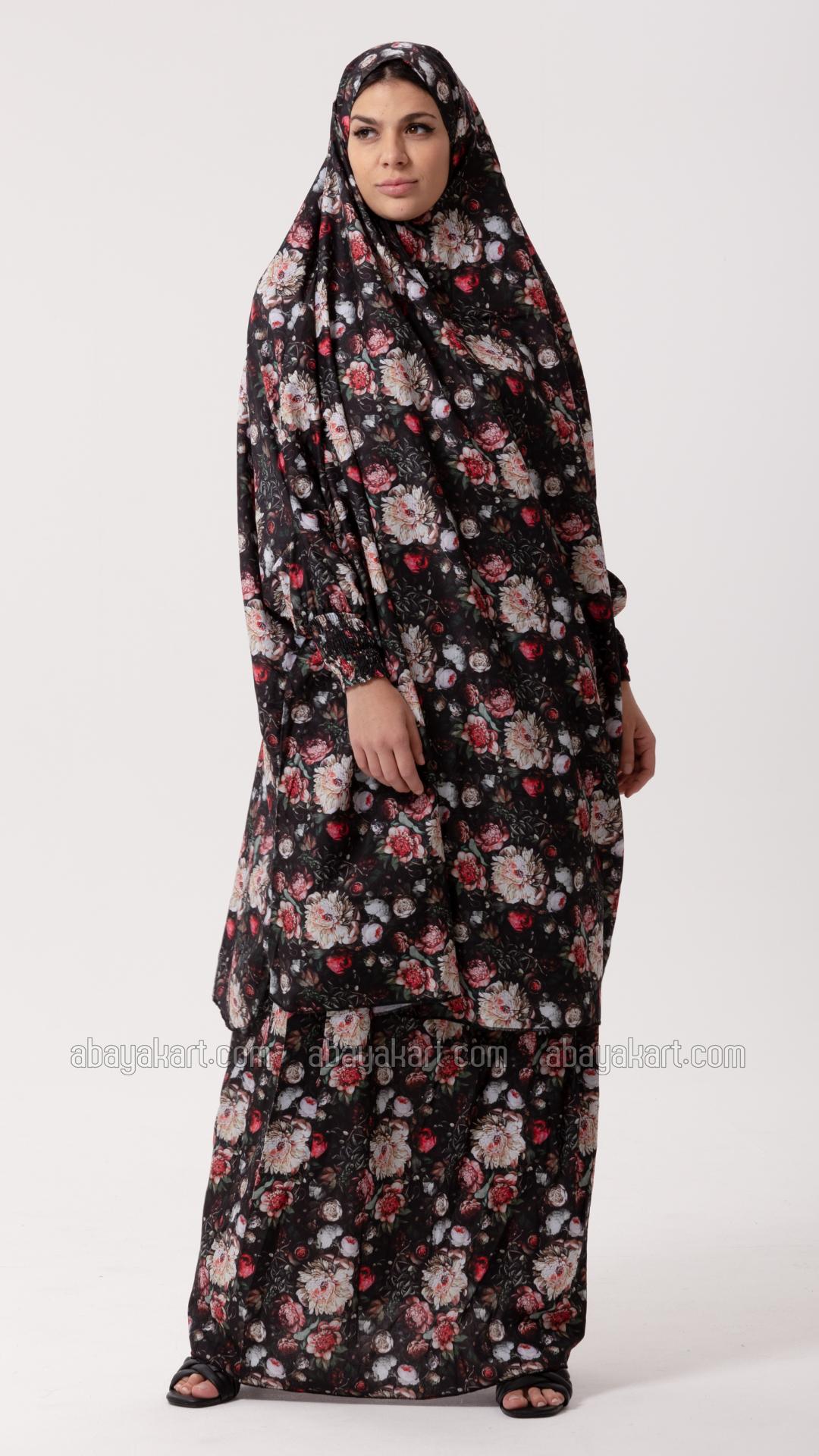 Wholesale Printed Jilbab with a Skirt and Niqab