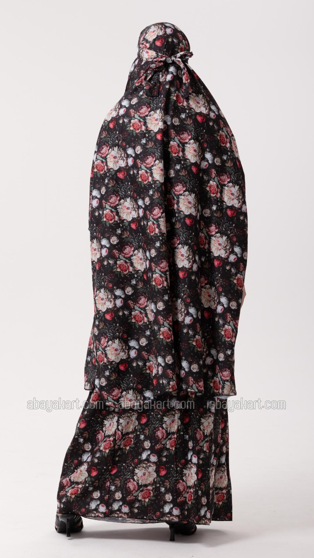 Wholesale Printed Jilbab with a Skirt and Niqab