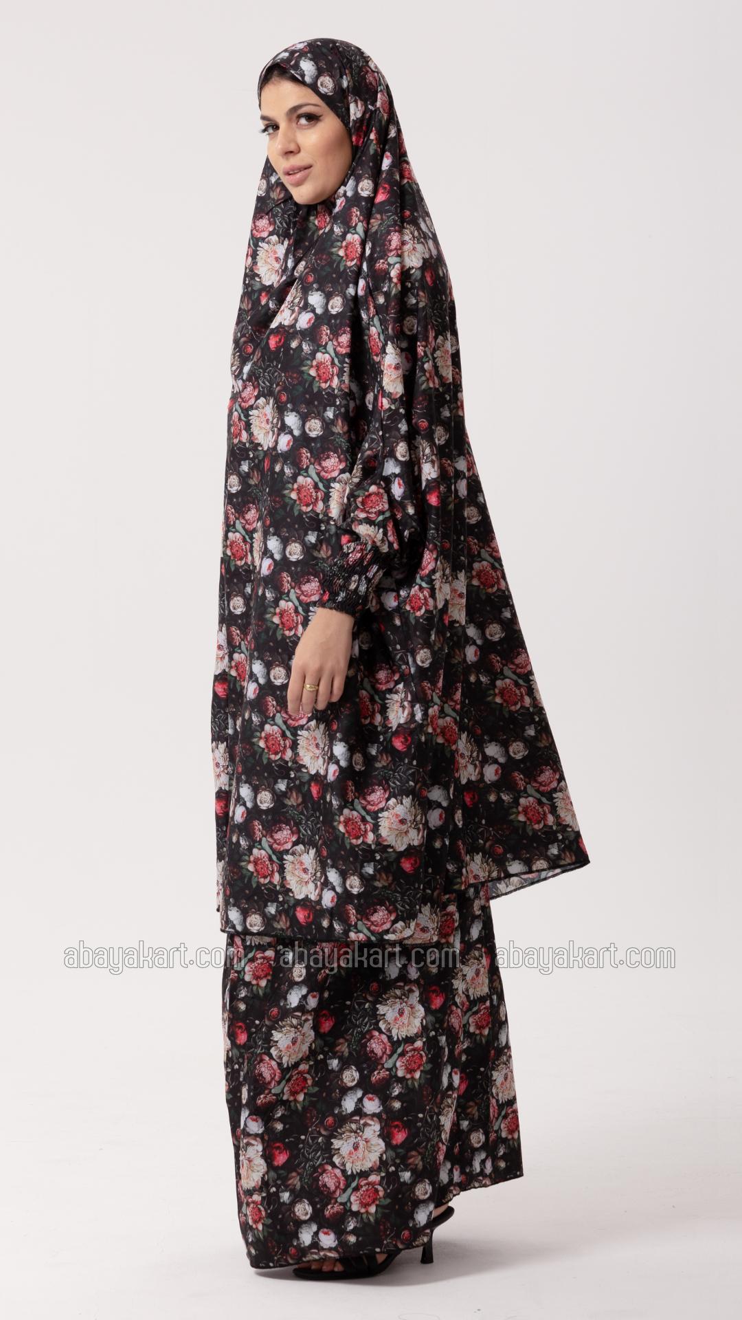 Wholesale Printed Jilbab with a Skirt and Niqab