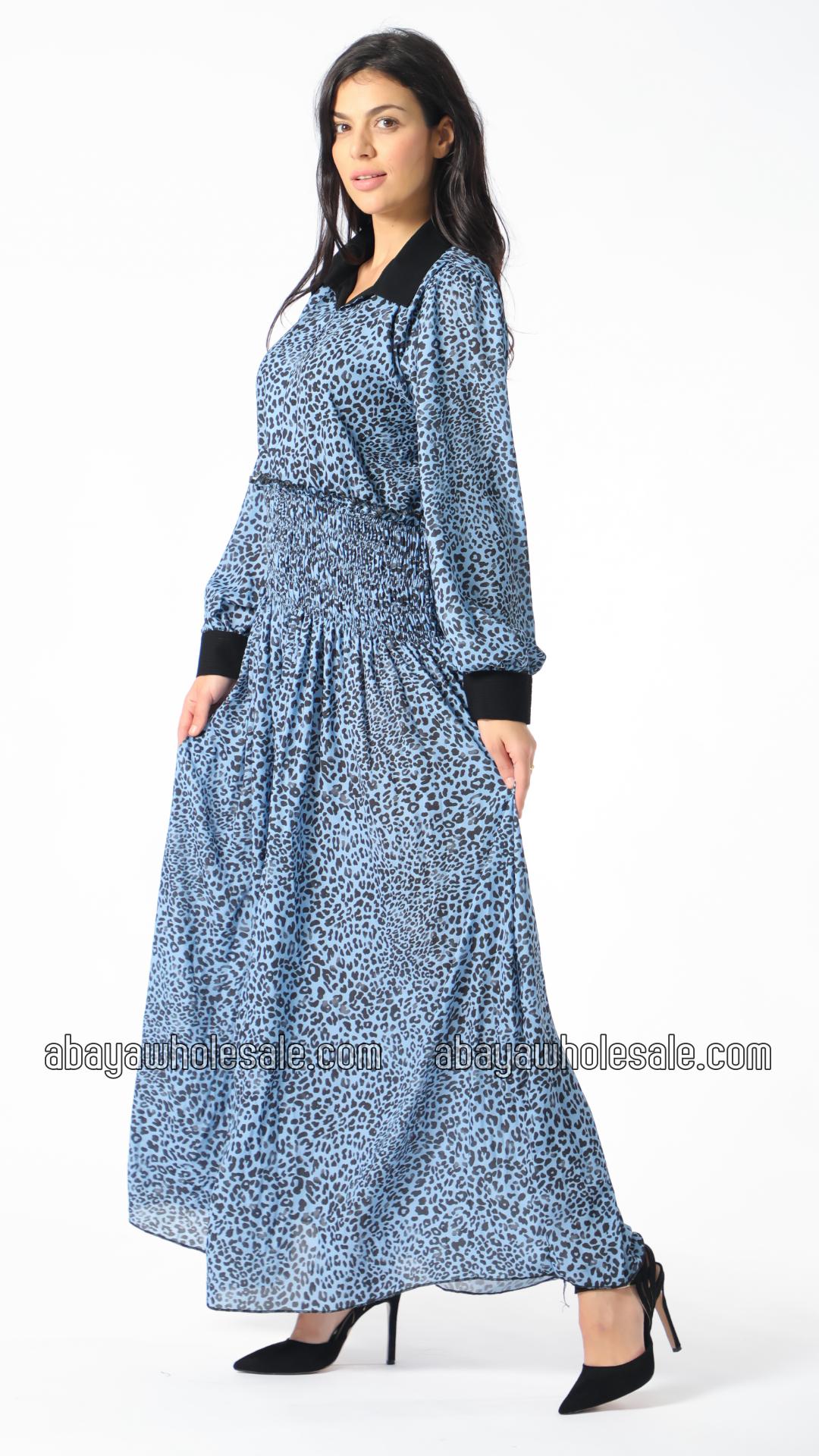 Wholesale Modest Dress with Tiger Print