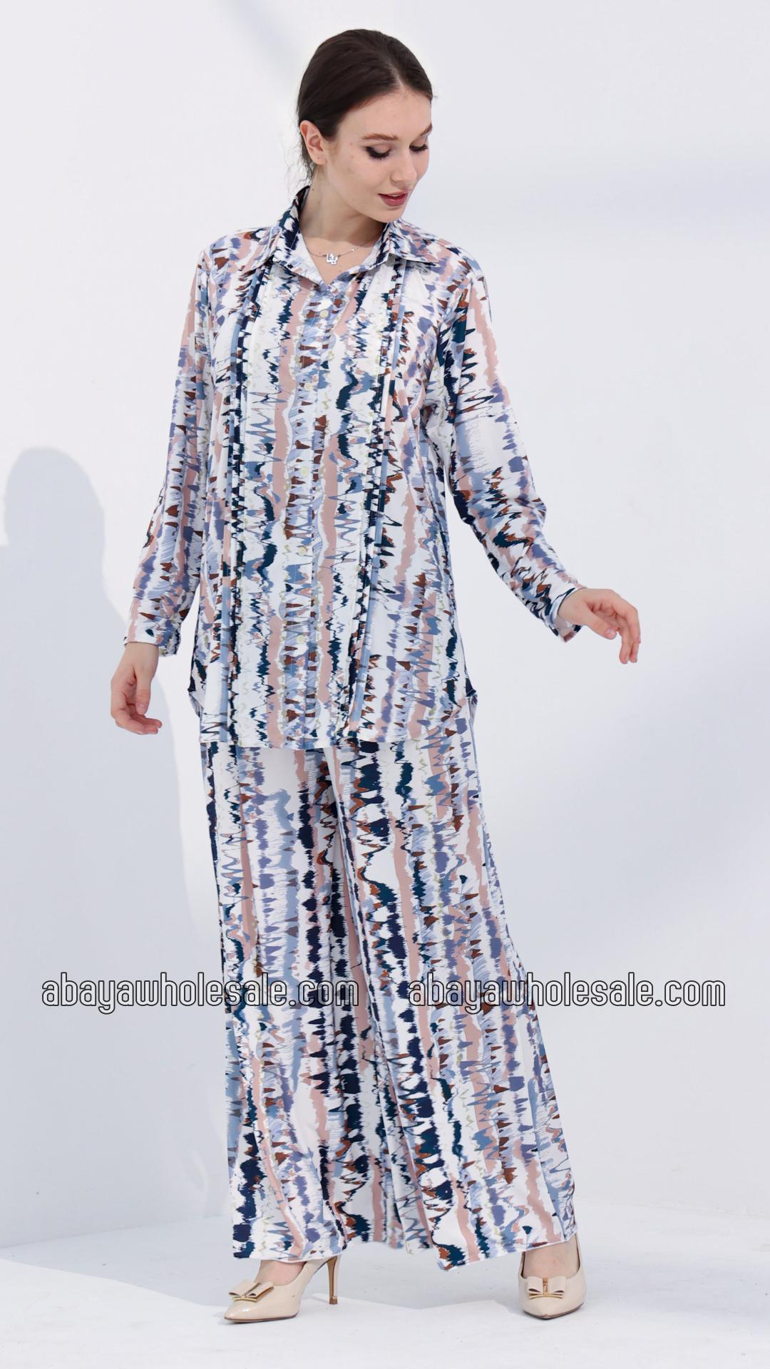 Wholesale Aiza Printed Coord Set