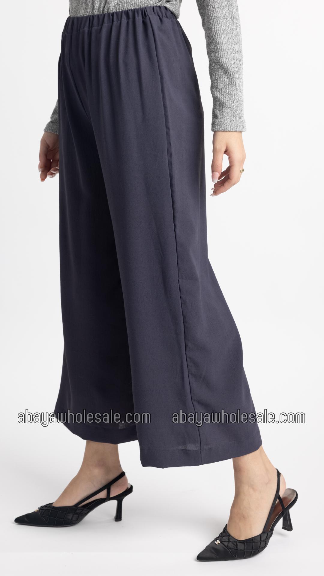 Wholesale Modest TwoPiece Tunic Abaya in Blush Pink and Dark Grey