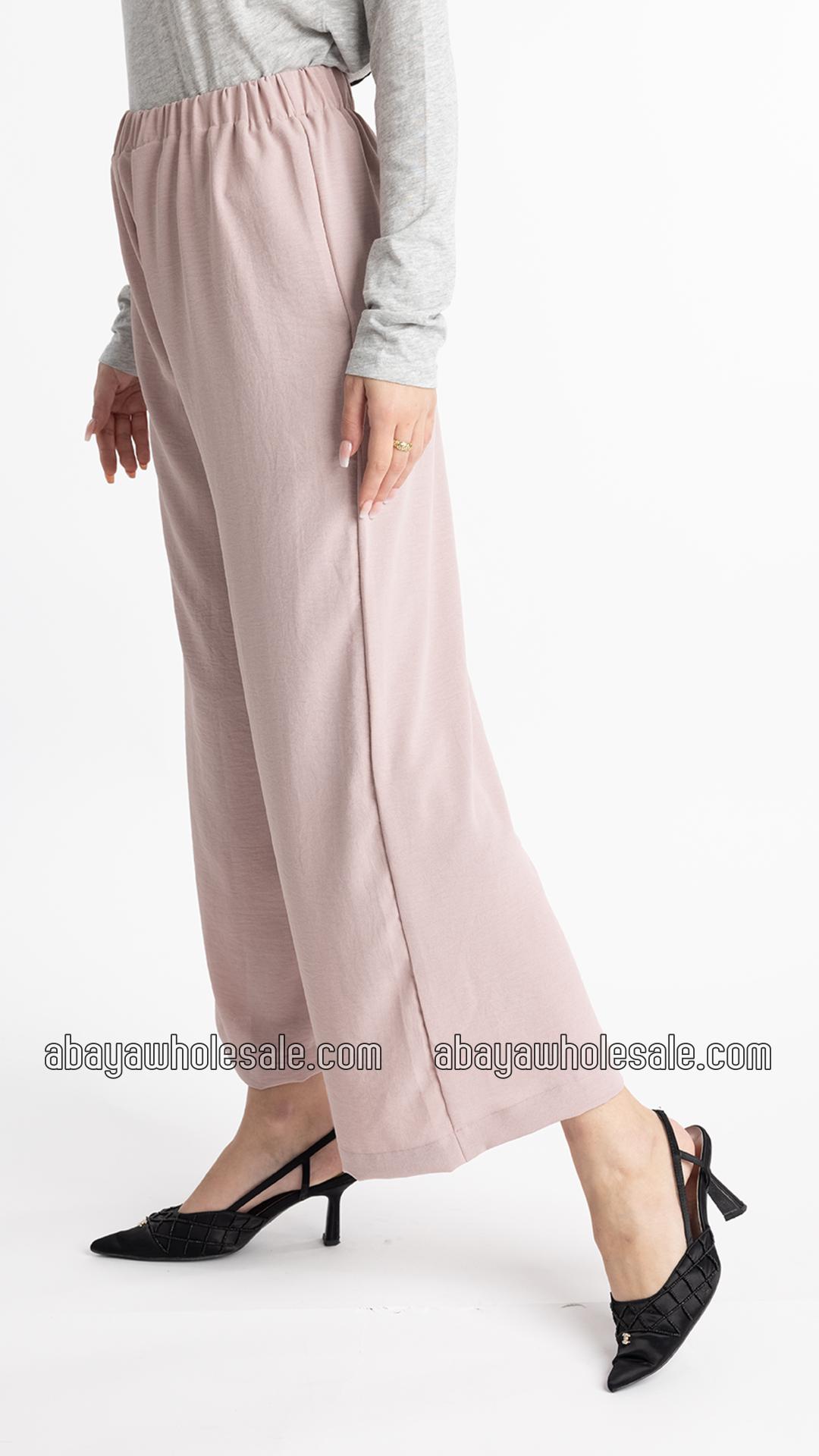 Wholesale Modest TwoPiece Tunic Abaya in Navy Blue and Almond