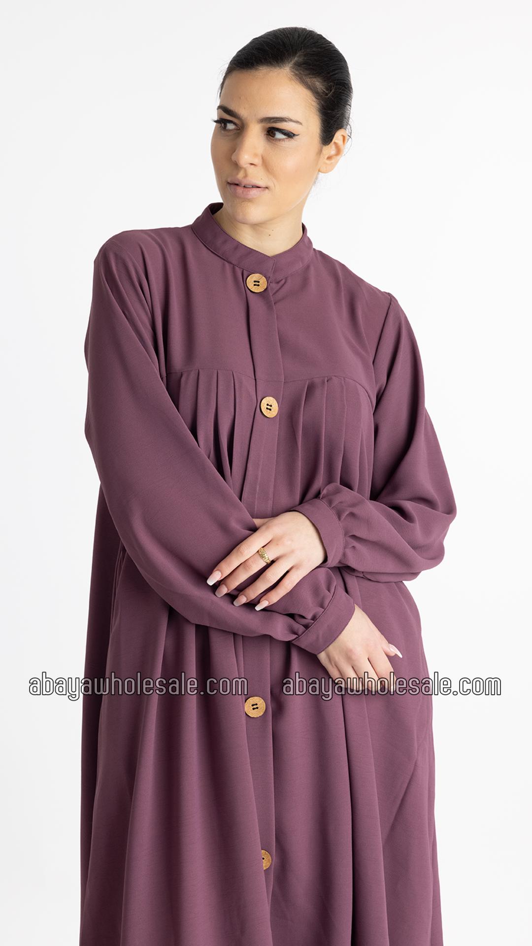 Wholesale Modest Tunic Coord Set In Dull Magenta  Blush Pink