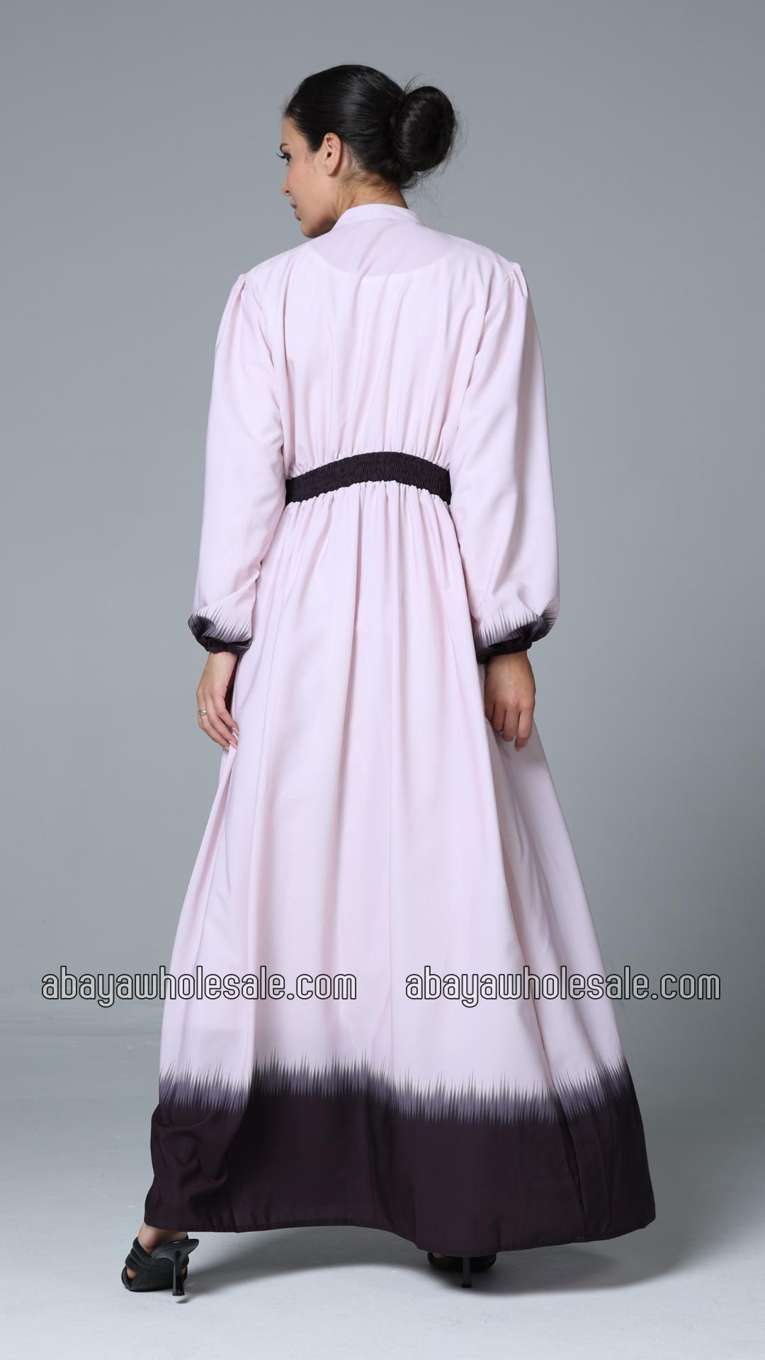 Wholesale Fabulous MultiColored Ombre Modest Dress