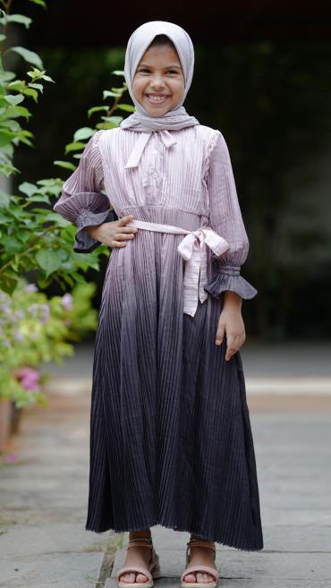 long sleeve houndstooth dress BURBERRY main image 0